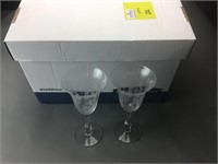 1Box Tiffany Wine Glasses