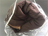 Brown king comforter