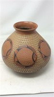 Signed pottery vase Jose Gonzalez