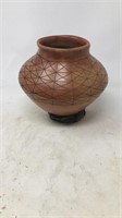southwest stye pottery vase