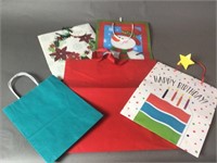 Assorted gift bags