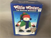 Willie winter dancing snowman