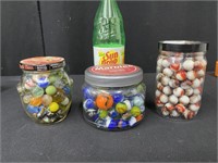Misc. Jars with Marbles