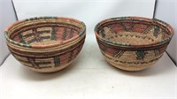 Two large Indian styled bowls