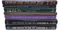 Seven assorted books