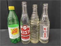 Lot of Vintage Kist Soda Bottles