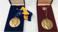 Two Paul Harris Fellow medals