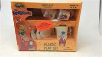 Flintstones plastic play set