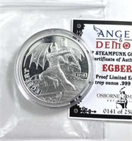 1oz Silver Angel & Demons Proof, Egbert /2500