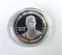 1990-91 NBA David Robinson Silver Round /10,000