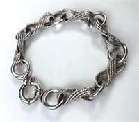 925 Silver Twisted Rope Bracelet