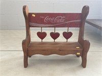 Homemade Bench w/ Original Coca Cola