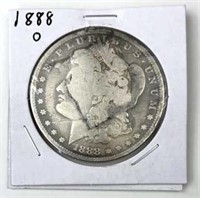 1888-O Morgan Silver Dollar, U.S. $1 Coin
