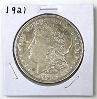 1921 Morgan Silver Dollar, U.S. $1 Coin