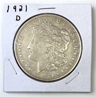 1921-D Morgan Silver Dollar, U.S. $1 Coin