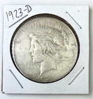 1923-D Peace Silver Dollar, U.S. $1 Coin
