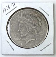 1926-D Peace Silver Dollar, U.S. $1 Coin