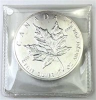 1989 Silver 1oz Maple Leaf, Canada