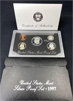 1997 Silver Proof Set, U.S. Coins