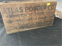 Atlas Powder Co. Wooden Box