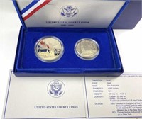 US Ellis Island Liberty Coins, Silver & Clad