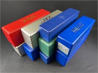 (9) Assorted Coin Boxes for Certified & 2x2 Coins