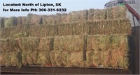 Located North of Lipton, SK. Small Grass Hay