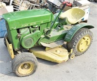 John Deere 110 Garden Tractor, Loose/Turns Over,