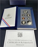 1994 Prestige US Proof Coin Set w/ Silver Dollar