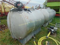 STAINLESS STEEL CHEMICAL TANK 540 GALLON