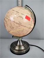 Lighted Small  globe , works