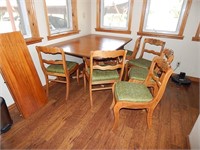Duncan Phyfe Mahogany Dining Table & Chairs