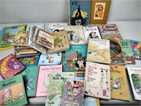 Children's books including Walt Disney, little