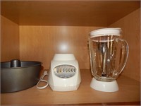 Oven Cabinet Contents, Blender & hot pads & more