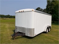 TITLED 2000 Cargo Mate 16'X80"X72" Enclosed Traile