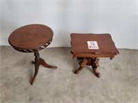2 Small end tables not matching