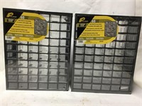 2 New Plano Crystal Clear Storage Compartments
