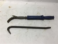 Crowbar & Adjustable Vintage Puller Wrench