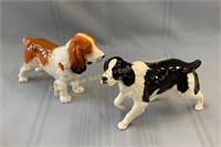 (2) Royal Doulton and Beswick porcelain spaniels
