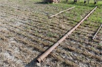 Steel 6-Section Harrow Pole and Wooden 2-Section