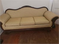 Duncan Phyfe Couch 1930S 40s hand carved