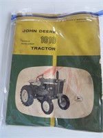Operators Manual 1962 John Deere 1010