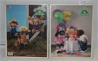 2 1984 CABBAGE PATCH KIDS JIGSAW PUZZLES