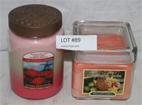 NEW SCENTED VILLAGE CANDLE & VIRGINIA CANDLE JARS