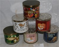 6 NEW BATH & BODY WORKS SCENTED CANDLES