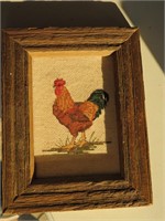 Needlepoint in Wooden Frame