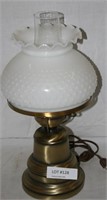 BRASS STYLE BASE ELECTRIC TABLE LAMP
