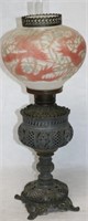 19TH C. BANQUET LAMPS WITH REFITTED CONSOLIDATED