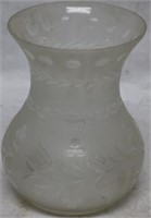 REPRODUCTION CUT & FROSTED ASTRO LAMP SHADE, 9