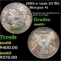 1885-o vam 23 R5 Morgan $1 Grades GEM+ Unc